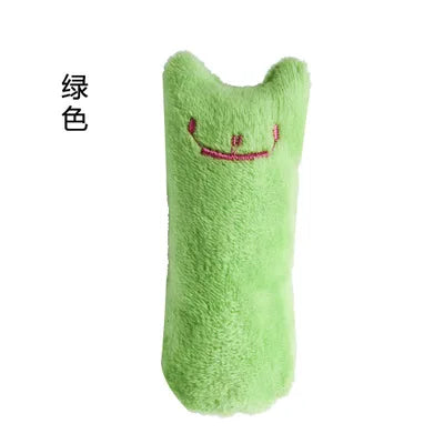 Juguete interactivo de peluche con hierba gatera para gatos: juguete divertido para morder, masticar y arañar, ideal para la limpieza dental y el entretenimiento de gatitos y gatos adultos.