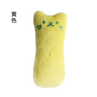 Juguete interactivo de peluche con hierba gatera para gatos: juguete divertido para morder, masticar y arañar, ideal para la limpieza dental y el entretenimiento de gatitos y gatos adultos.