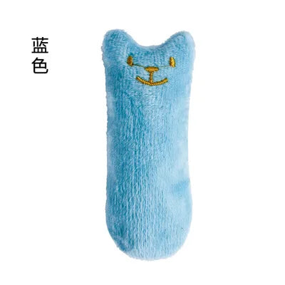 Juguete interactivo de peluche con hierba gatera para gatos: juguete divertido para morder, masticar y arañar, ideal para la limpieza dental y el entretenimiento de gatitos y gatos adultos.