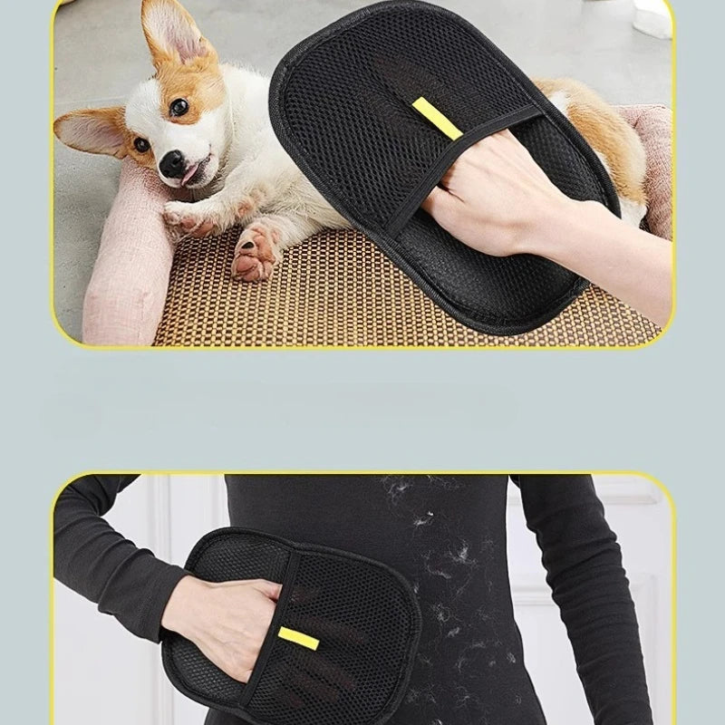 Guante Quitapelos Reutilizable para Mascotas