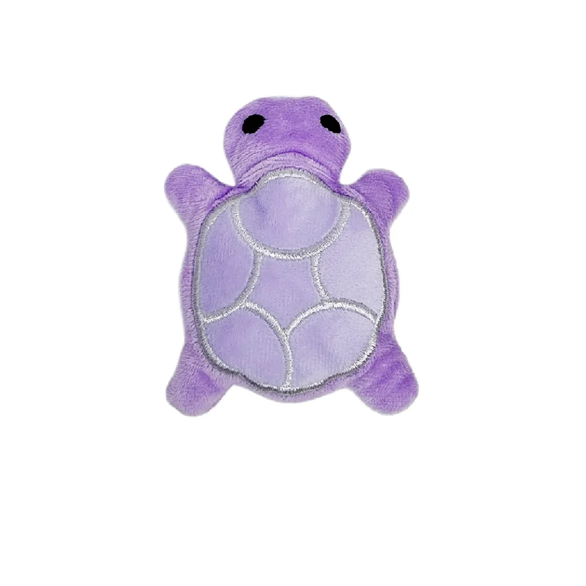 Juguete de peluche para perros con forma de tortuga (tamaño mini) para aliviar las molestias de la dentición en cachorros; juguete interactivo, resistente a las mordeduras, seguro y divertido que favorece la salud dental.