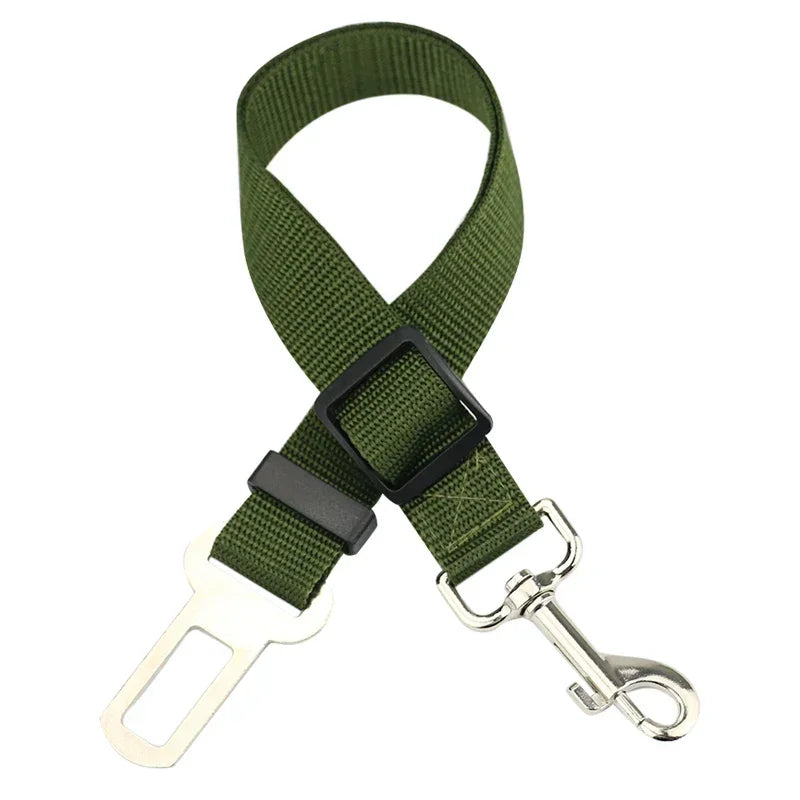 Cinturón de seguridad ajustable para mascotas (gatos y perros) para coche.