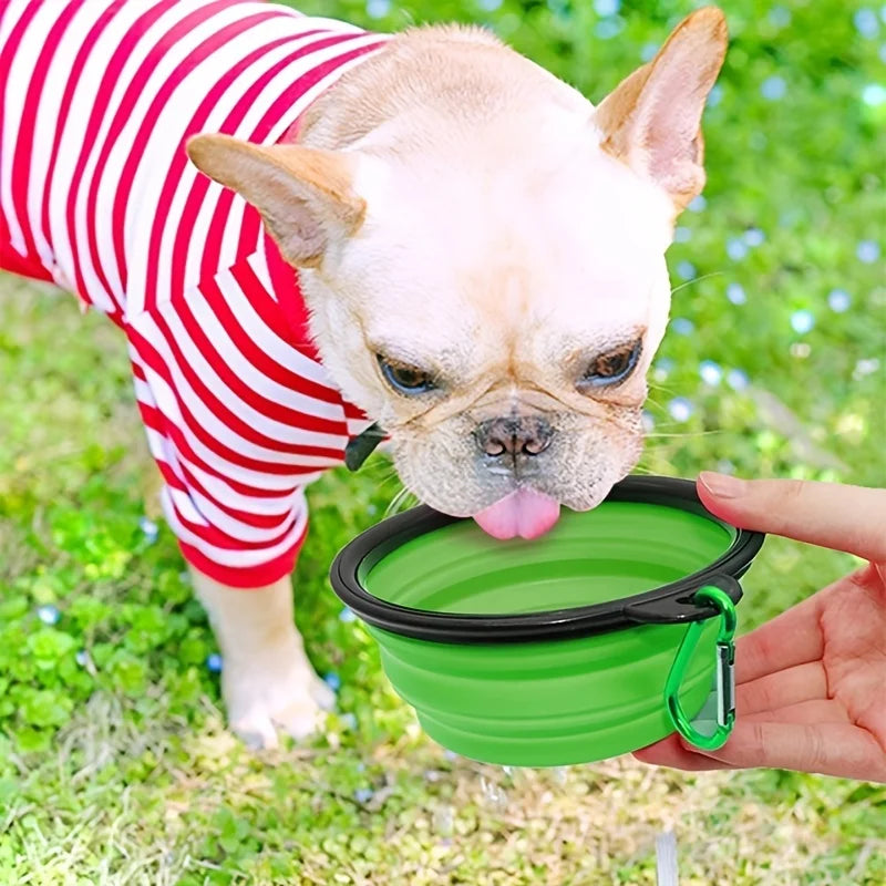 Tazón portátil para comida de mascotas