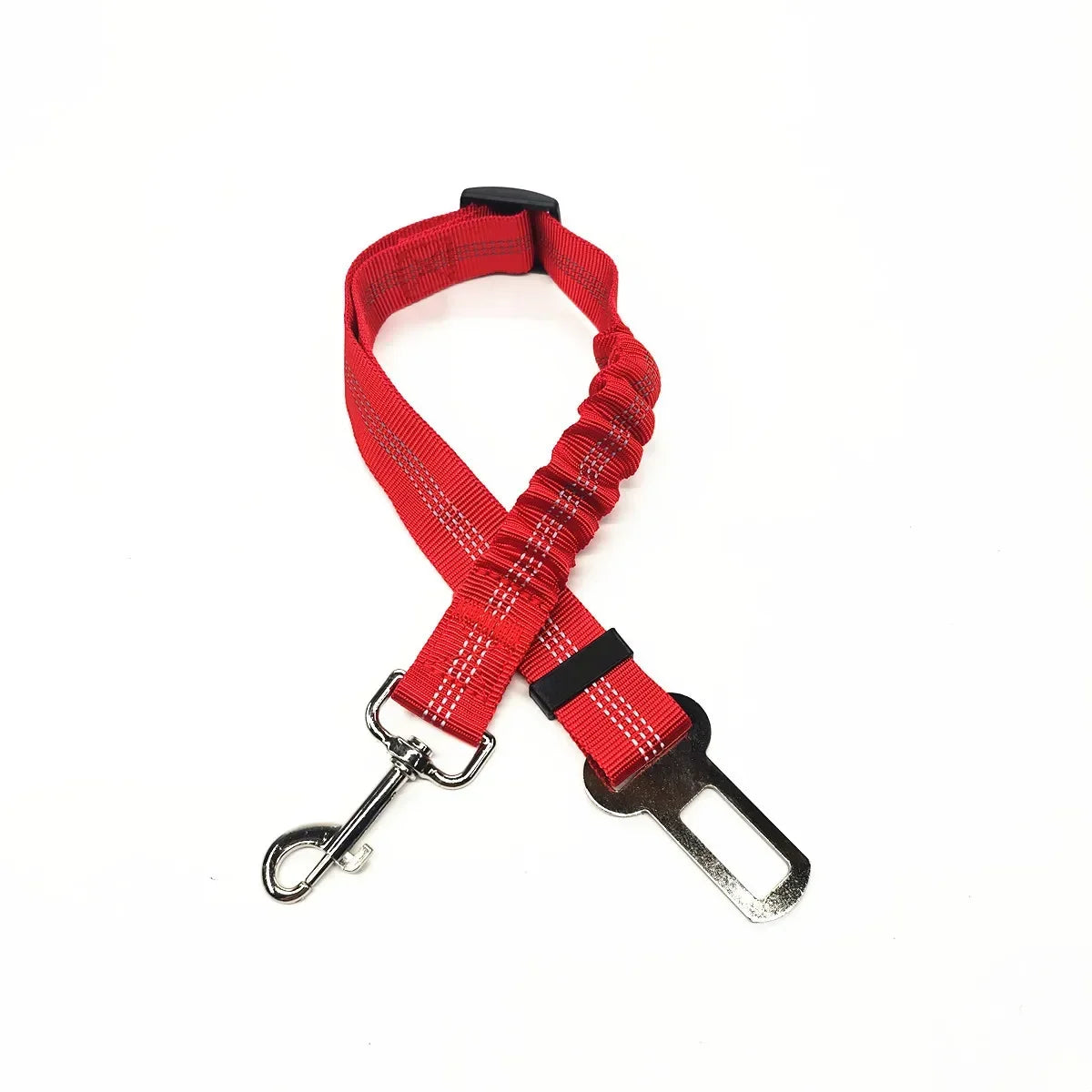 Cinturón de seguridad ajustable para mascotas (gatos y perros) para coche.