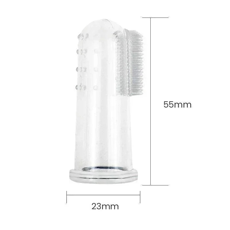 Pack de 5 Cepillos de Dientes de Silicona para Dedos