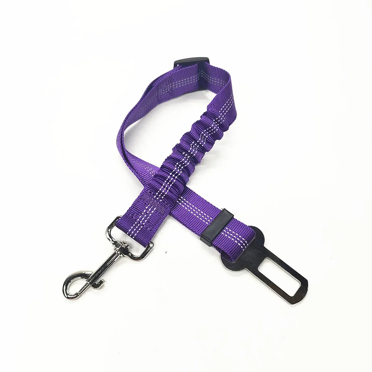 Cinturón de seguridad ajustable para mascotas (gatos y perros) para coche.