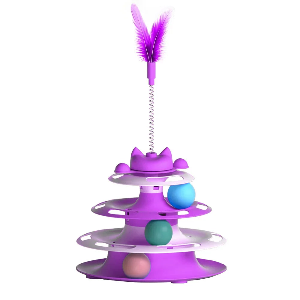 Juguetes para mascotas, juguetes para gatos, entretenimiento autónomo, alivio del aburrimiento, plataforma giratoria para gatos, varita divertida para gatos, diversión felina, artículos para gatitos, pelota divertida para