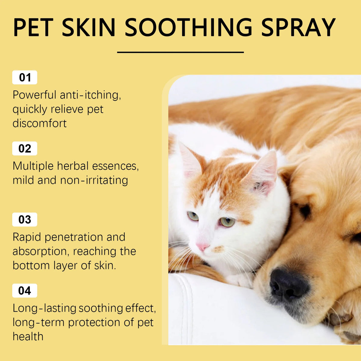 Spray para el cuidado de la piel de mascotas