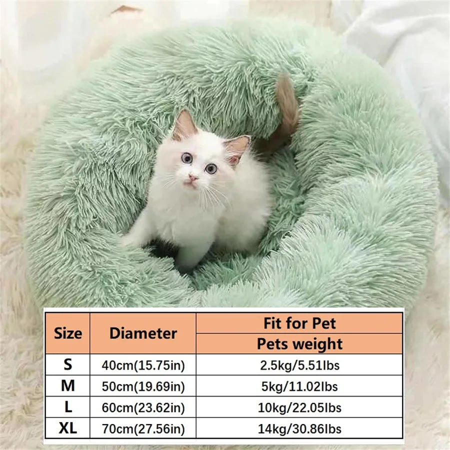 Cama tipo donut para mascotas