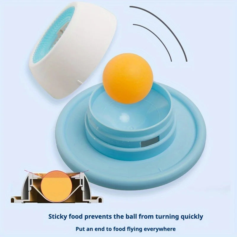 Tapete para lamer para mascotas: plato de yogur y comedero lento para perros y gatos; cuenco interactivo para snacks, promueve la salud dental.
