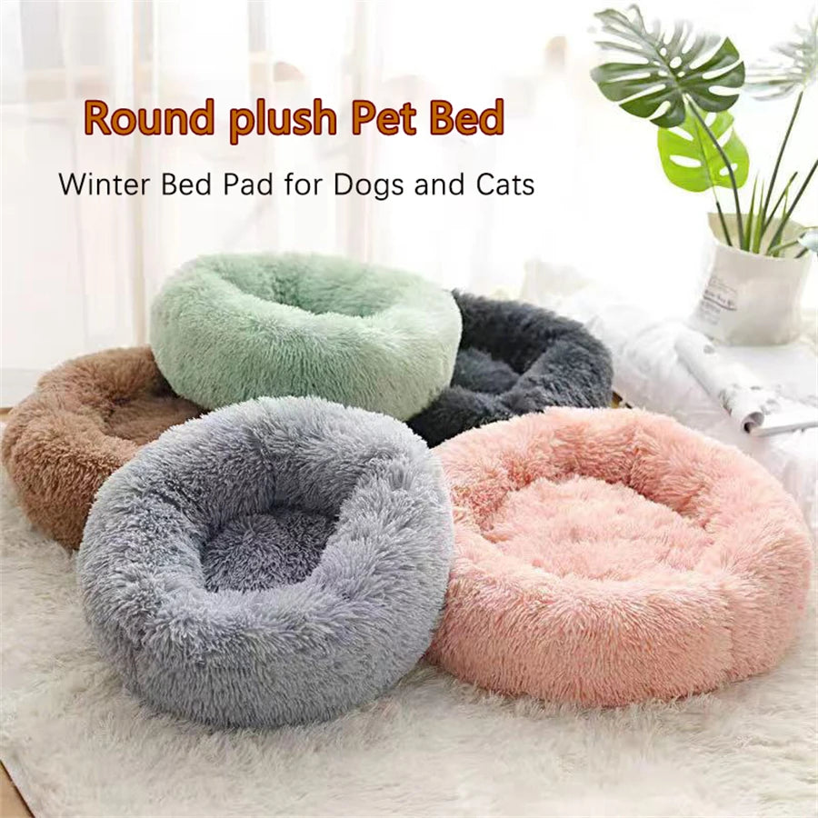 Cama tipo donut para mascotas