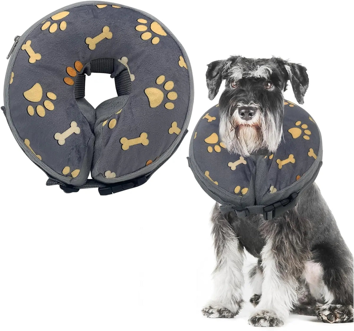 Collar Inflable Suave para Perros y Gatos