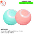 Juguete interactivo para gatos: pelota rodante automática con cola de imitación, recargable e inteligente; juguete eléctrico que imita el movimiento de un ratón.