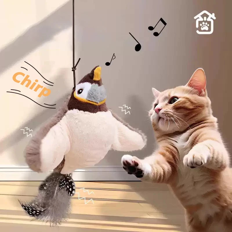 Juguete interactivo para gatos: pelota rodante automática con cola de imitación, recargable e inteligente; juguete eléctrico que imita el movimiento de un ratón.