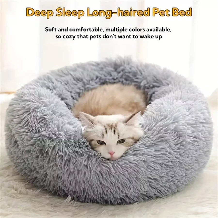 Cama tipo donut para mascotas
