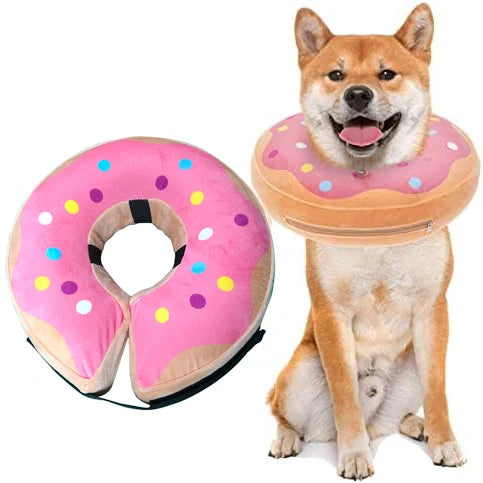 Collar Inflable Suave para Perros y Gatos