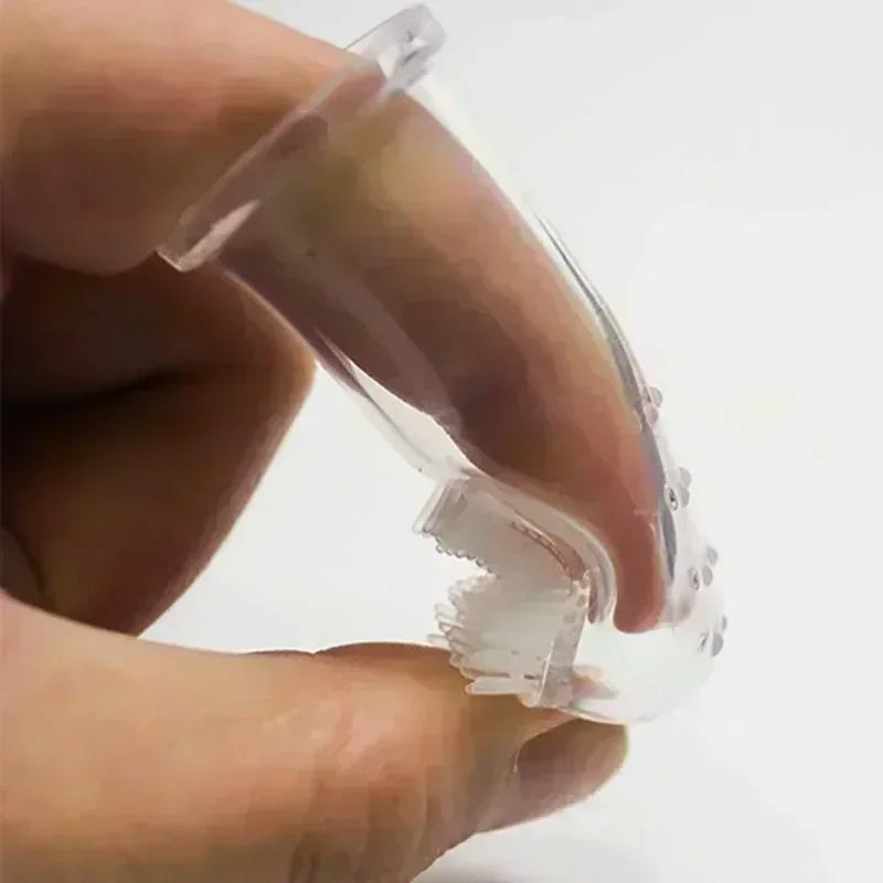 Pack de 5 Cepillos de Dientes de Silicona para Dedos