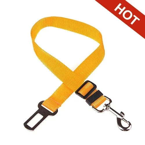 Cinturón de seguridad ajustable para mascotas (gatos y perros) para coche.