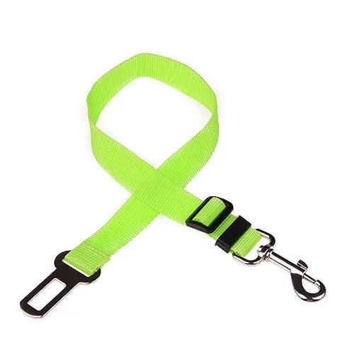 Cinturón de seguridad ajustable para mascotas (gatos y perros) para coche.