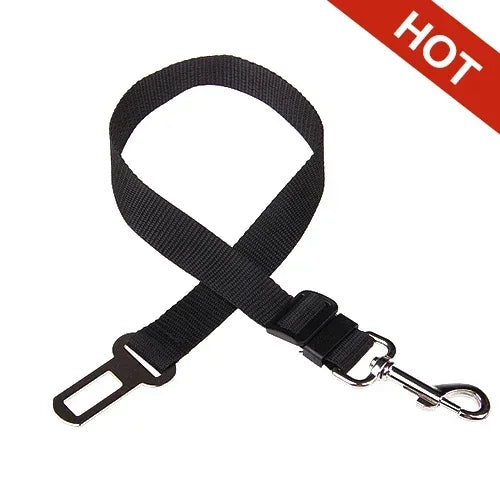 Cinturón de seguridad ajustable para mascotas (gatos y perros) para coche.