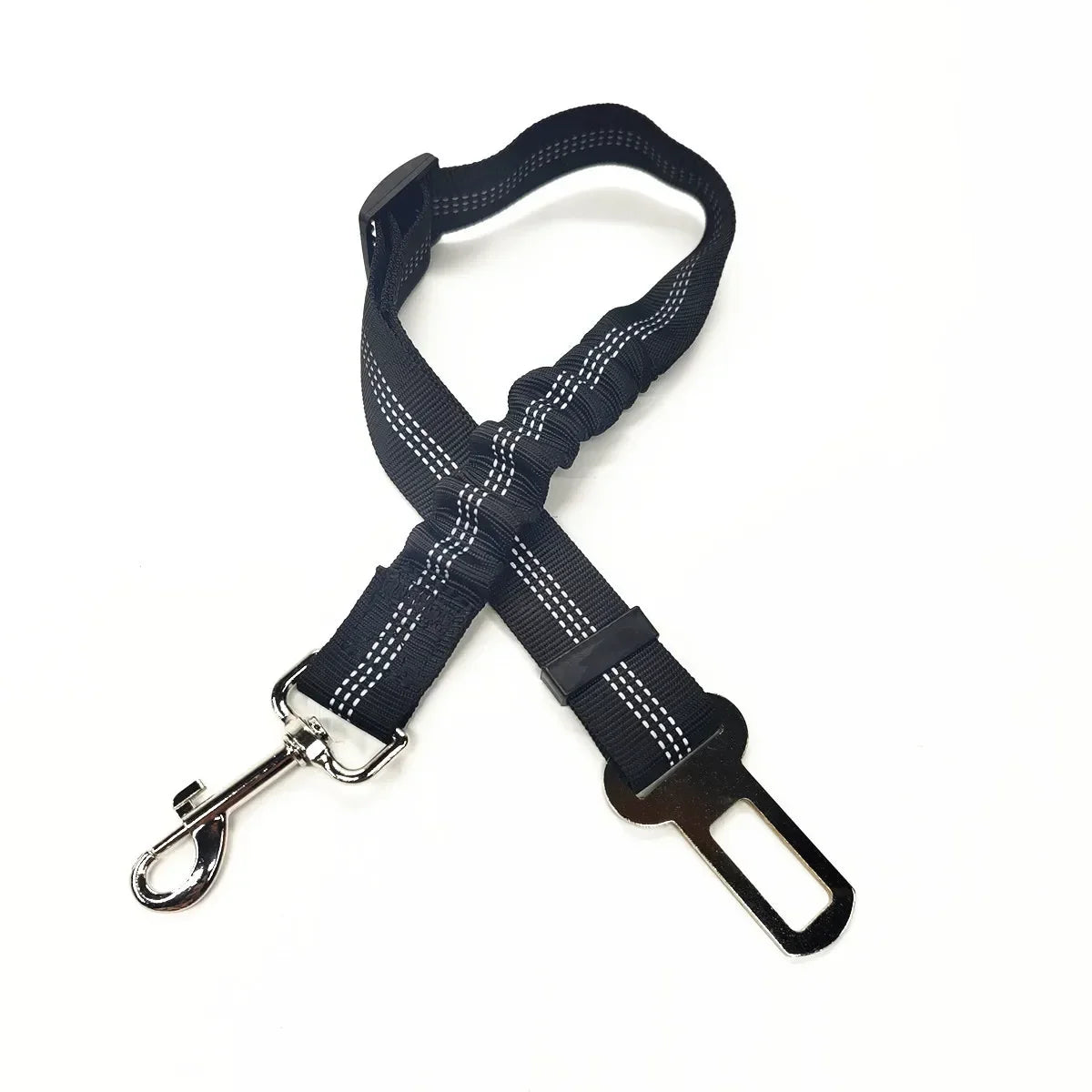 Cinturón de seguridad ajustable para mascotas (gatos y perros) para coche.