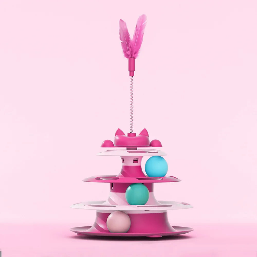 Juguetes para mascotas, juguetes para gatos, entretenimiento autónomo, alivio del aburrimiento, plataforma giratoria para gatos, varita divertida para gatos, diversión felina, artículos para gatitos, pelota divertida para