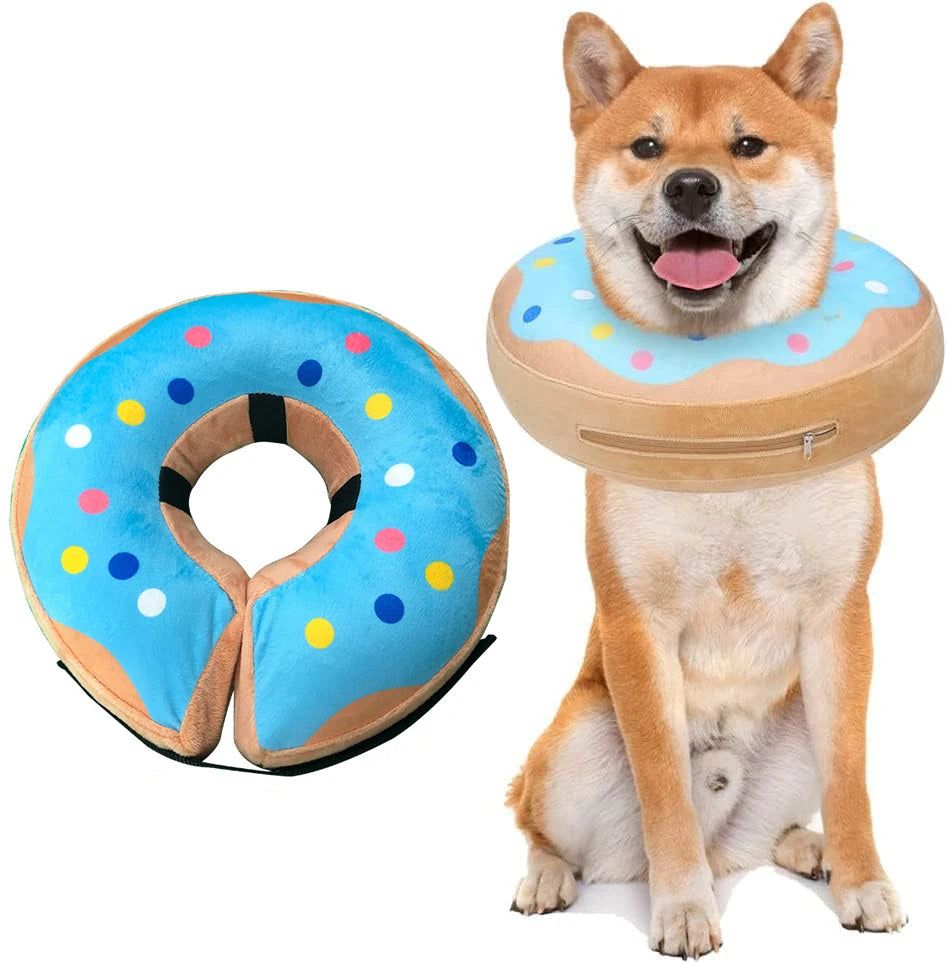 Collar Inflable Suave para Perros y Gatos