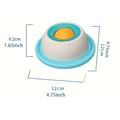 Tapete para lamer para mascotas: plato de yogur y comedero lento para perros y gatos; cuenco interactivo para snacks, promueve la salud dental.