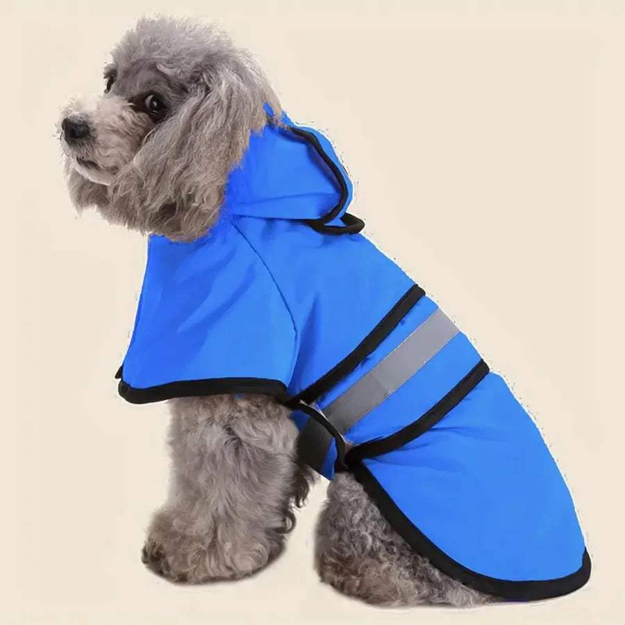 Chaqueta Impermeable y Cortaviento Ajustable para Perros