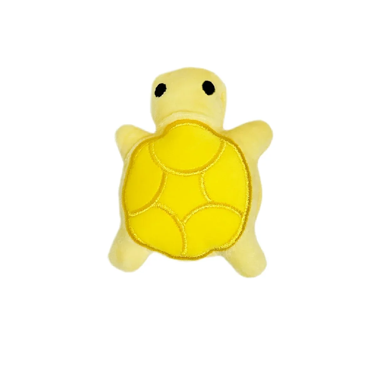 Juguete de peluche para perros con forma de tortuga (tamaño mini) para aliviar las molestias de la dentición en cachorros; juguete interactivo, resistente a las mordeduras, seguro y divertido que favorece la salud dental.