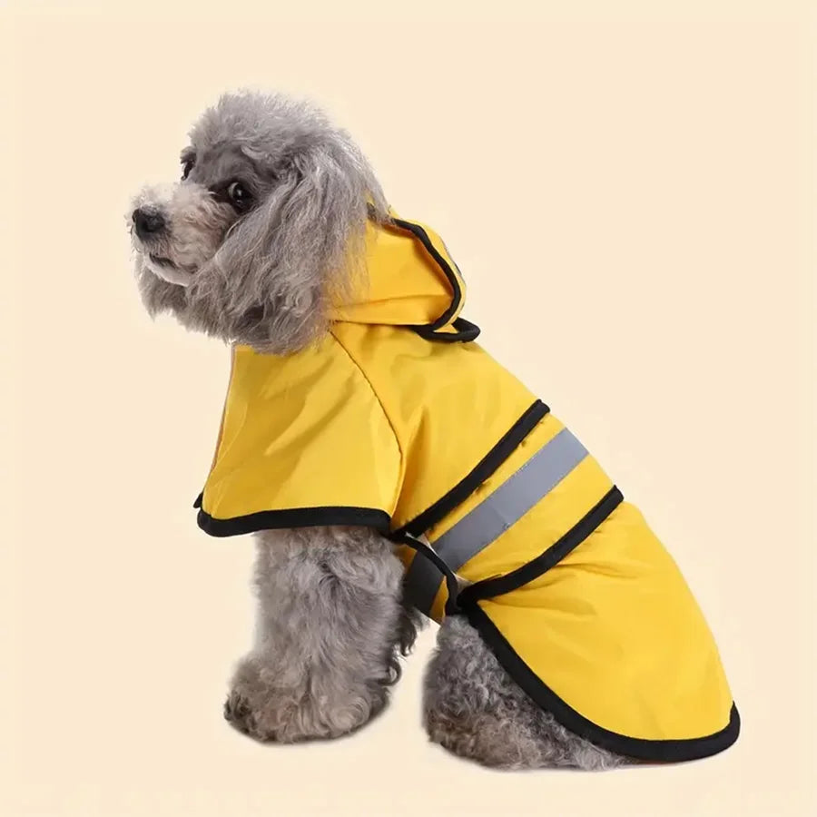 Chaqueta Impermeable y Cortaviento Ajustable para Perros