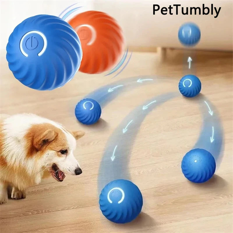Juguete interactivo electrónico en forma de pelota inteligente para perros