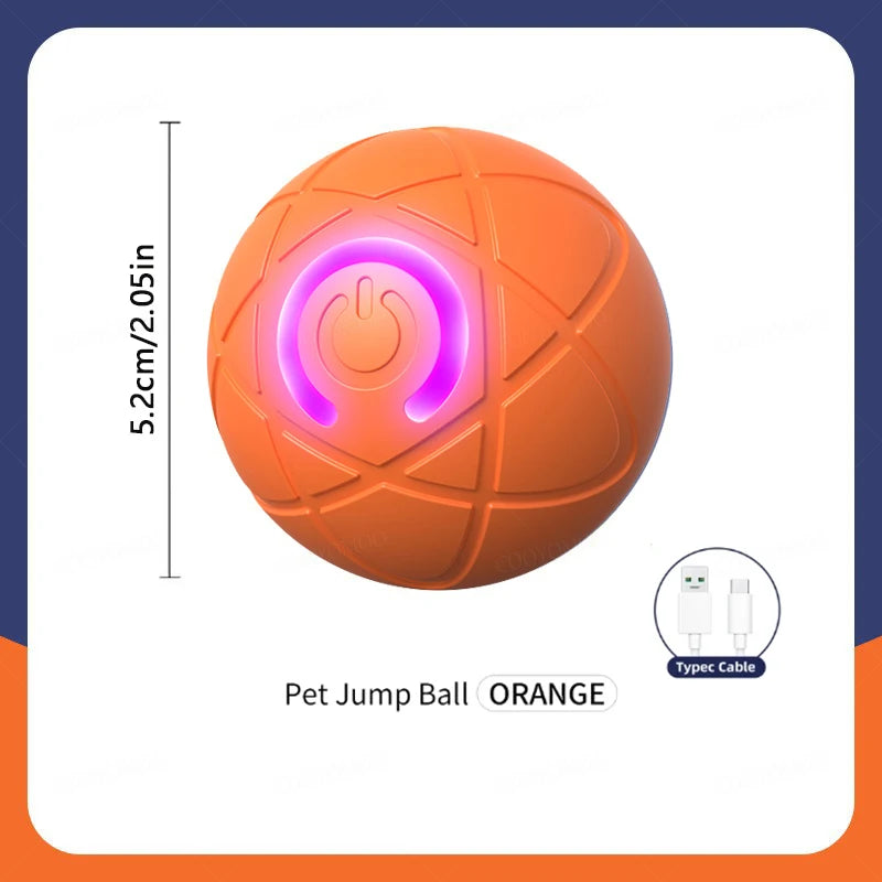 Juguete interactivo electrónico en forma de pelota inteligente para perros