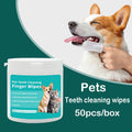 Toallitas Húmedas Desechables para Dientes de Mascotas – Dediles Limpiadores de Dientes y Encías para Perros y Gatos, Cuidado Bucal