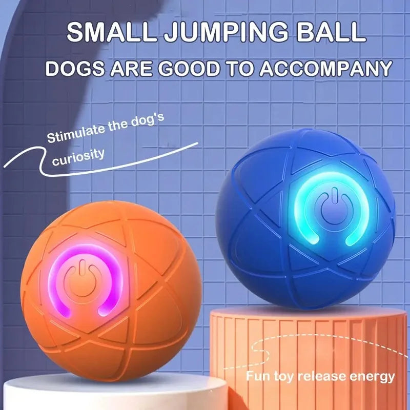 Pelota de juguete interactiva para perros: juguete con movimiento automático y dos modos de funcionamiento, recargable.