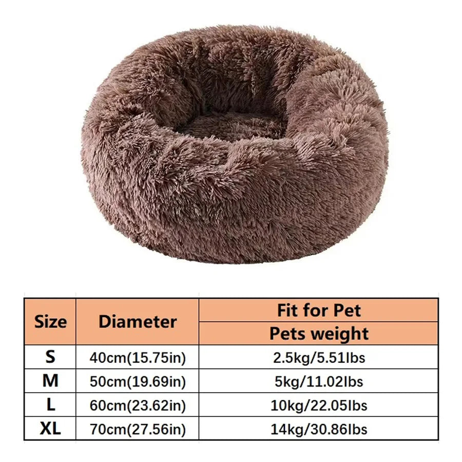 Cama tipo donut para mascotas