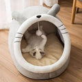 Cama para gatos de sueño profundo estilo dibujos animados; cama plegable, desmontable y lavable