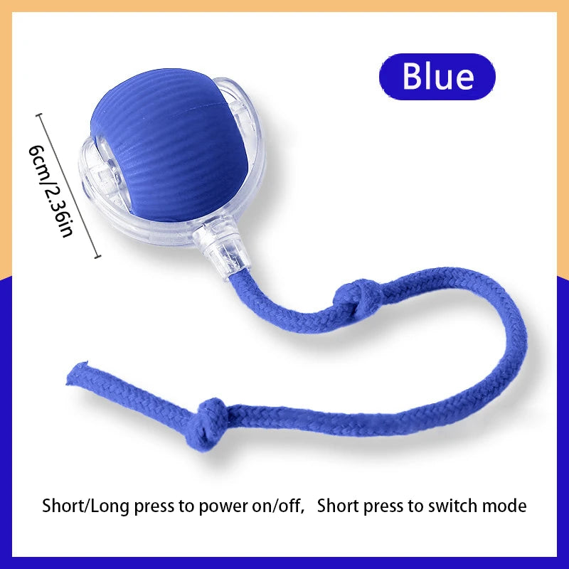 Juguete interactivo electrónico en forma de pelota inteligente para perros