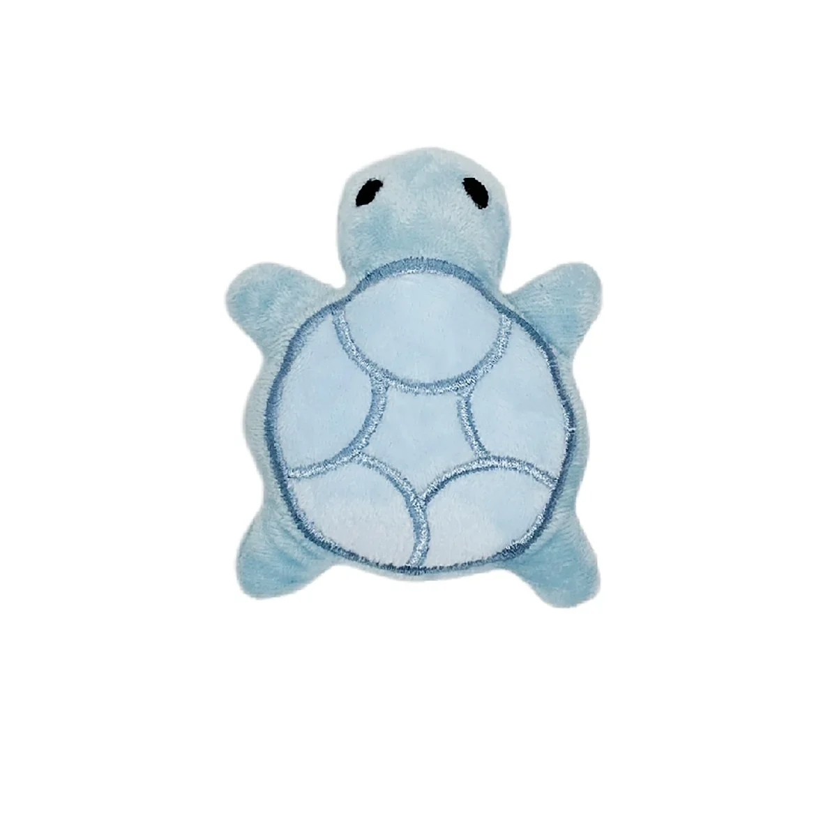 Juguete de peluche para perros con forma de tortuga (tamaño mini) para aliviar las molestias de la dentición en cachorros; juguete interactivo, resistente a las mordeduras, seguro y divertido que favorece la salud dental.