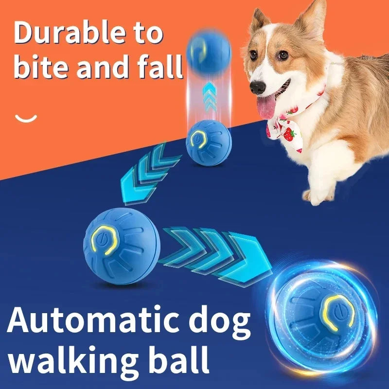 Juguete interactivo electrónico en forma de pelota inteligente para perros