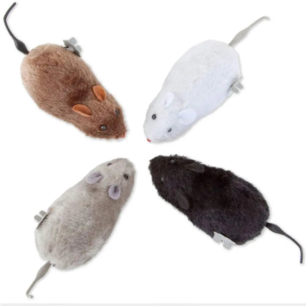 1 unidad de divertido juguete de peluche realista con forma de ratón.