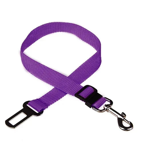 Cinturón de seguridad ajustable para mascotas (gatos y perros) para coche.