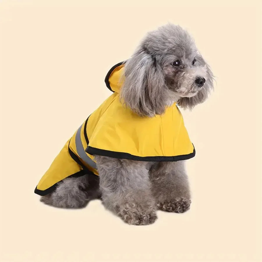 Chaqueta Impermeable y Cortaviento Ajustable para Perros