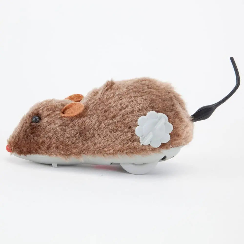 1 unidad de divertido juguete de peluche realista con forma de ratón.