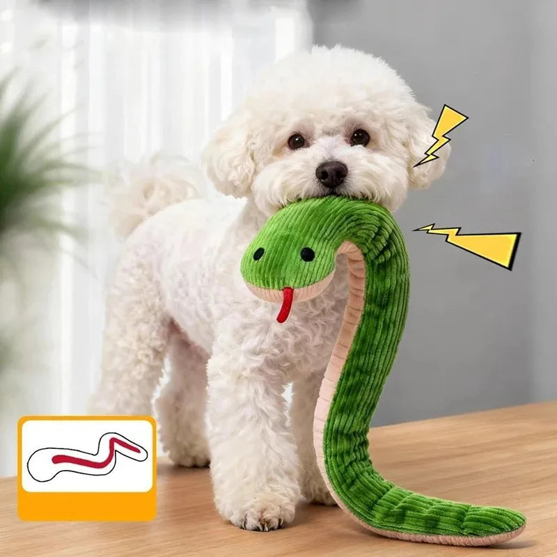 Juguete para perros en forma de serpiente