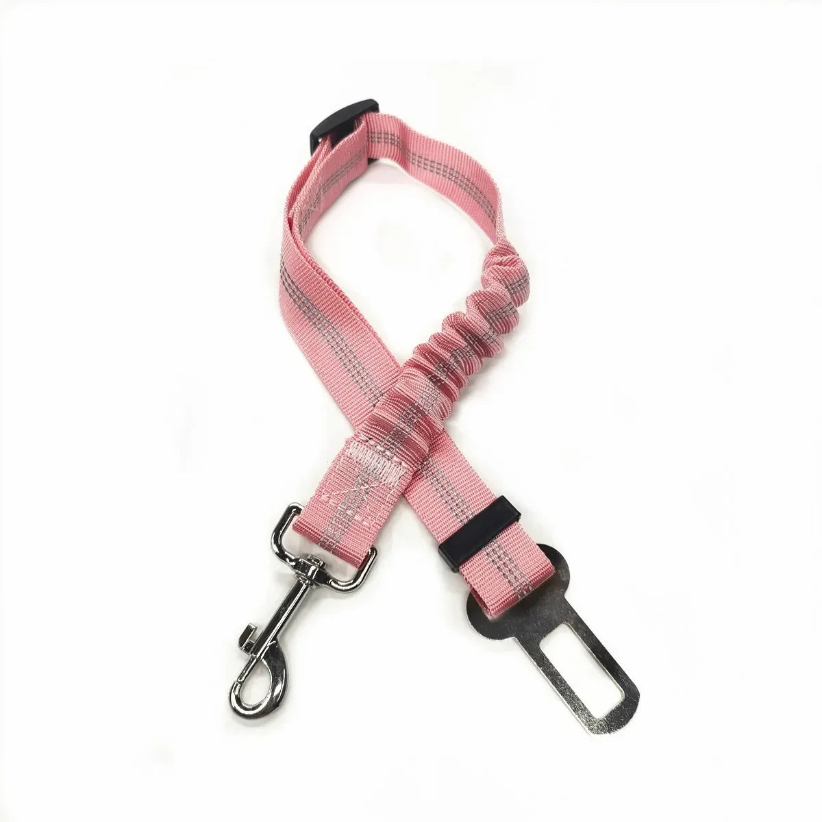 Cinturón de seguridad ajustable para mascotas (gatos y perros) para coche.