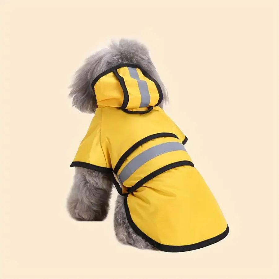 Chaqueta Impermeable y Cortaviento Ajustable para Perros