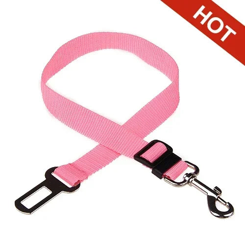 Cinturón de seguridad ajustable para mascotas (gatos y perros) para coche.