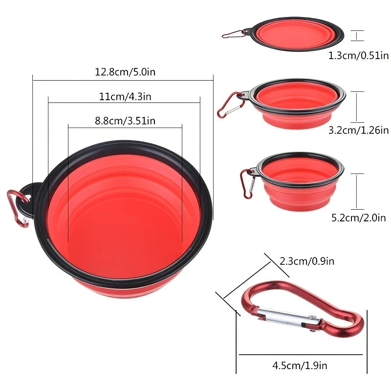 Tazón portátil para comida de mascotas