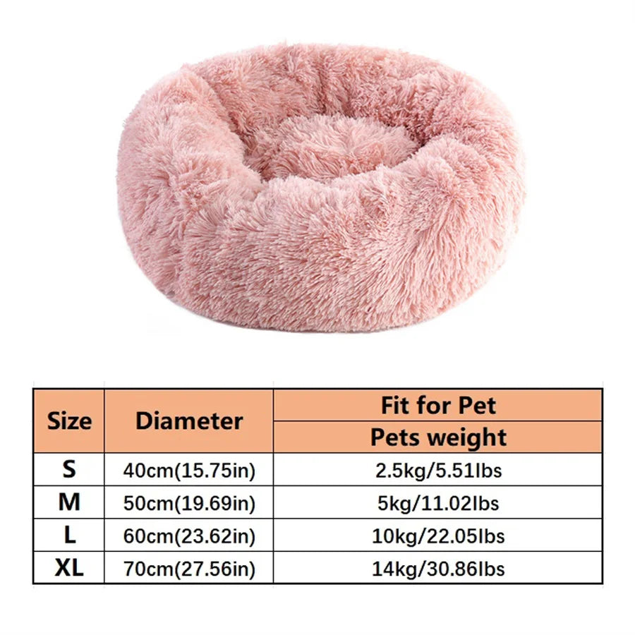 Cama tipo donut para mascotas
